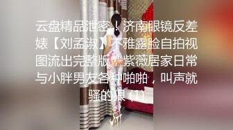 云盘精品泄密！济南眼镜反差婊【刘孟淑】不雅露脸自拍视图流出完整版，紫薇居家日常与小胖男友各种啪啪，叫声就骚的狠 (1)