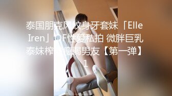 泰国朋克风纹身牙套妹「Elle Iren」OF性爱私拍 微胖巨乳泰妹榨精瘦弱男友【第一弹】1